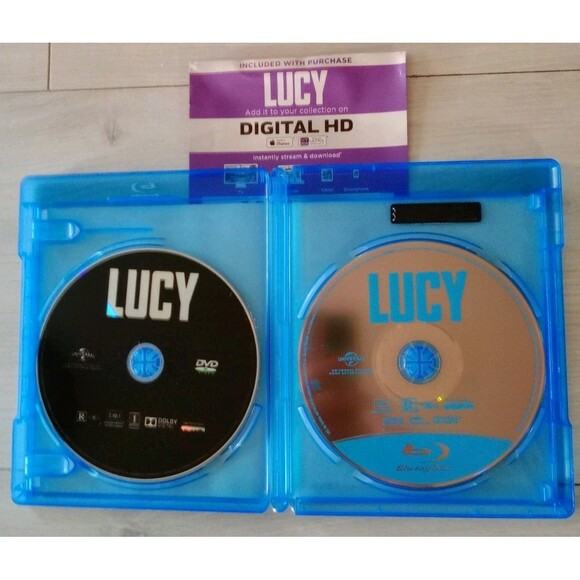 Lucy (Blu-ray + DVD, 2015) Action Movie Scarlett Johansson, Morgan Freeman LN - Picture 3 of 4